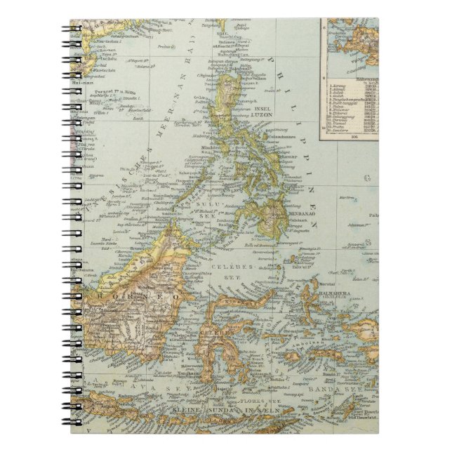 Indo china and Malaysian Archipelago Notebook (Front)