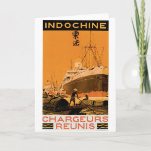 Indochine Chargeurs Reunis Card