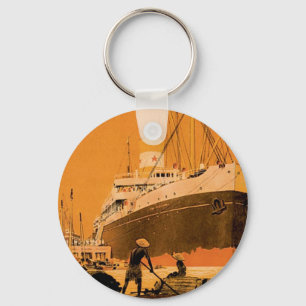 Indochine Chargeurs Reunis Key Ring