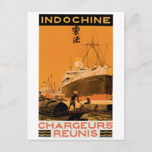 Indochine Chargeurs Reunis Postcard