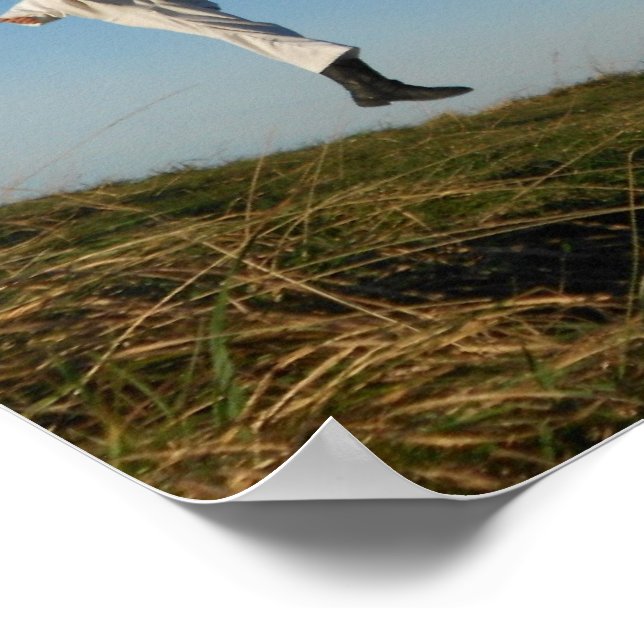 Indomitable Spirit Taekwondo Poster (Corner)