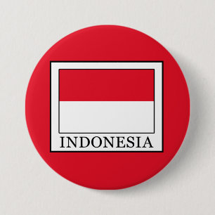 Indonesia 7.5 Cm Round Badge