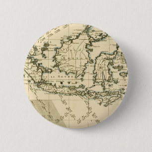 Indonesia and the Philippines 6 Cm Round Badge