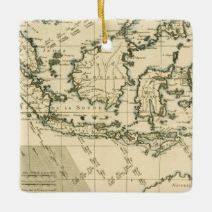 Indonesia and the Philippines Ceramic Ornament