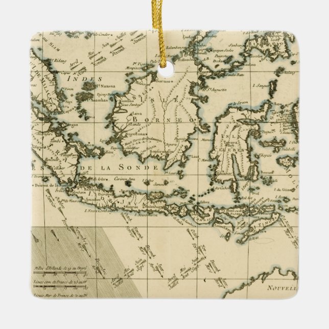Indonesia and the Philippines Ceramic Ornament (Front)