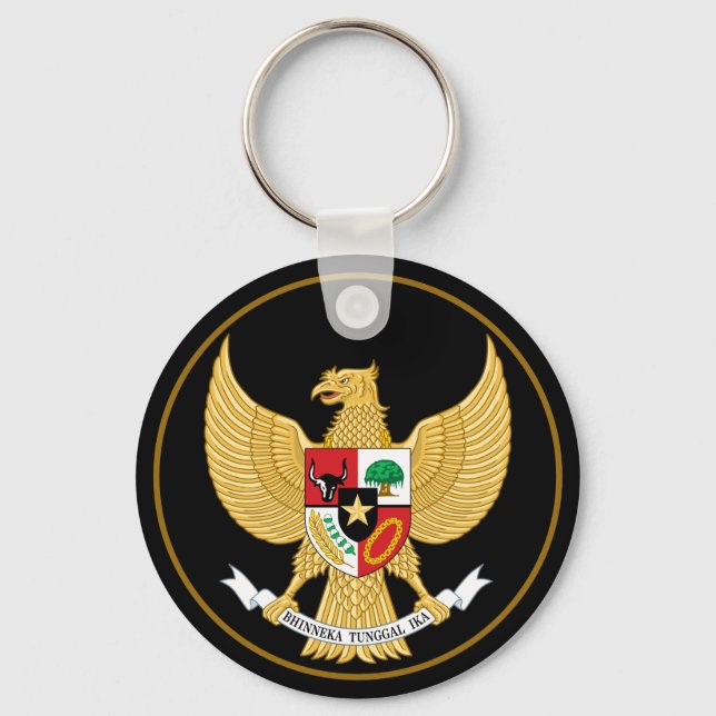 indonesia emblem keychain (Front)