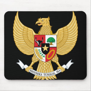 indonesia emblem mouse mat