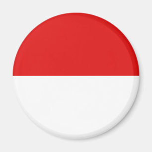 Indonesia Fisheye Flag Magnet