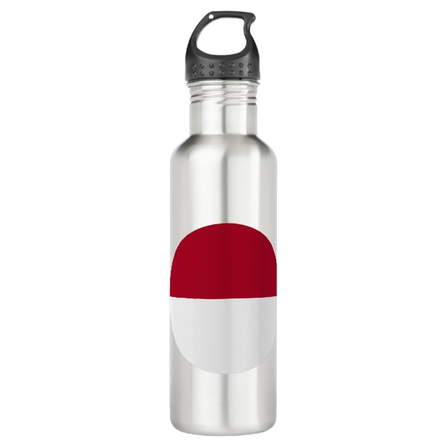 Indonesia Flag 710 Ml Water Bottle (Front)