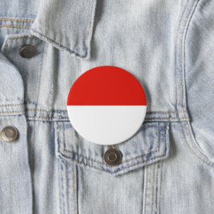 Indonesia flag 7.5 cm round badge