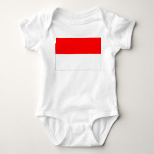 Indonesia Flag Baby Bodysuit