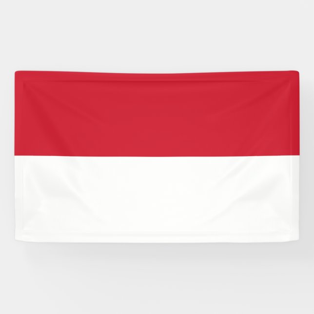 Indonesia flag  banner (Horizontal)