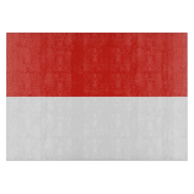 Indonesia flag cutting board (Front)