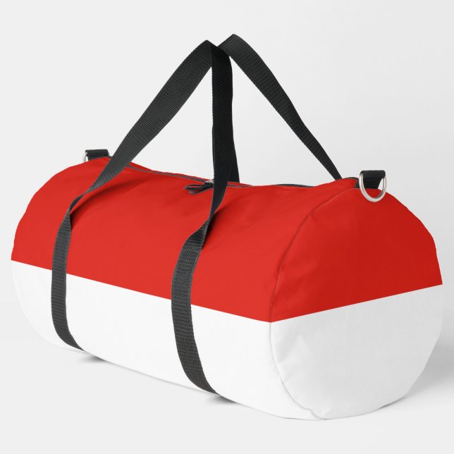 Indonesia flag duffle bag (Left Corner)