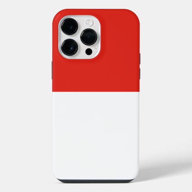 Indonesia flag iPhone case (Back)