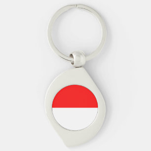 Indonesia Flag Key Ring