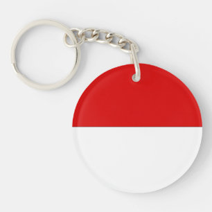 Indonesia Flag Key Ring