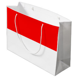 Indonesia Flag Large Gift Bag
