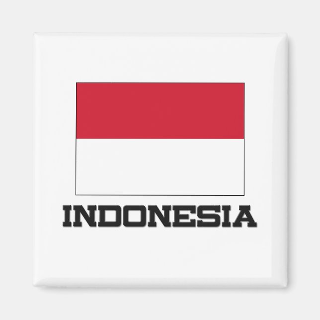 Indonesia Flag Magnet (Front)