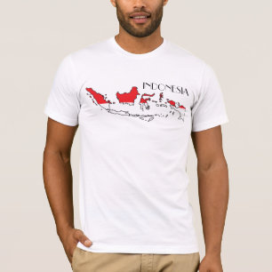 Indonesia Flag-Map Shirt