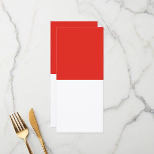 Indonesia flag menu