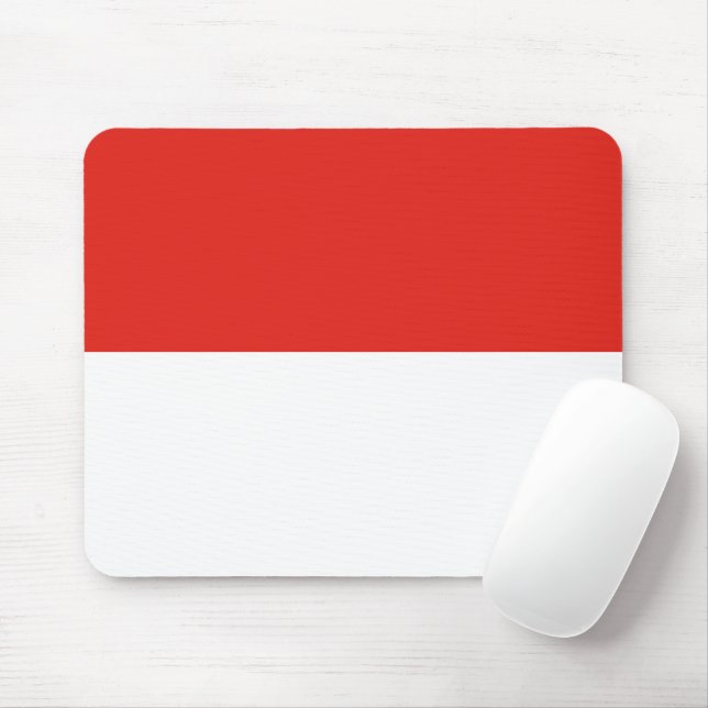 Indonesia flag mouse mat (With Mouse)