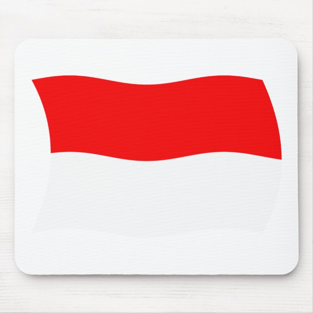 Indonesia Flag Mousepad (Front)