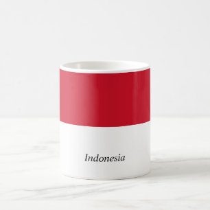 Indonesia flag mug