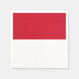 Indonesia flag napkin