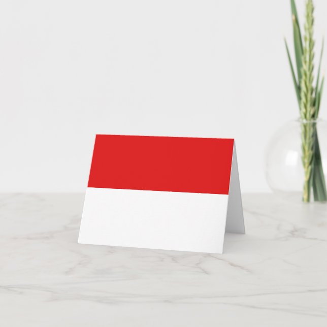 Indonesia Flag Notecard (Front)