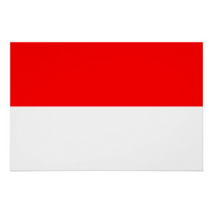 Indonesia Flag Poster
