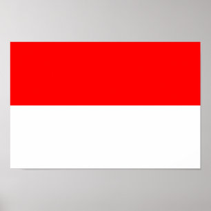 Indonesia Flag Poster