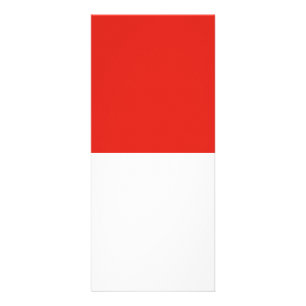Indonesia flag rack card