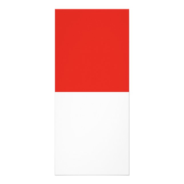 Indonesia flag rack card (Front)