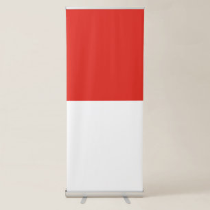 Indonesia flag retractable banner