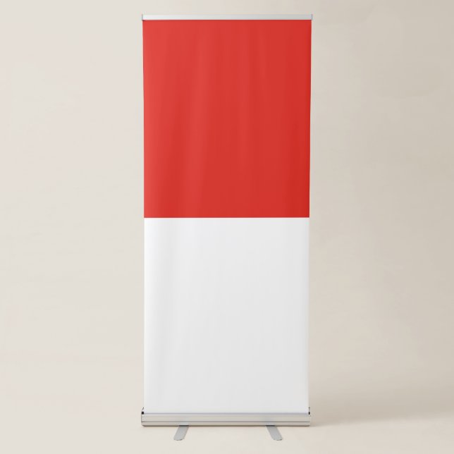 Indonesia flag retractable banner (Front)