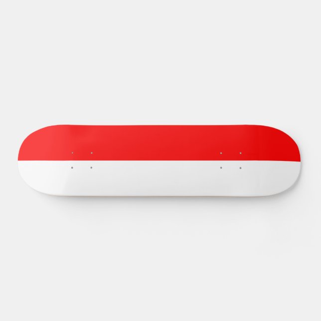 Indonesia Flag Skateboard (Horz)