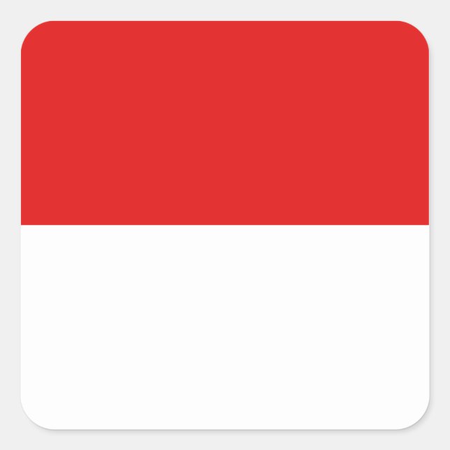 Indonesia Flag Sticker (Front)