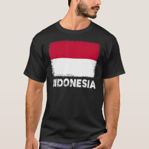 Indonesia Flag Support Indonesian People Women M T-Shirt