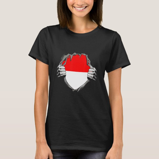 Indonesia flag T-Shirt (Front)