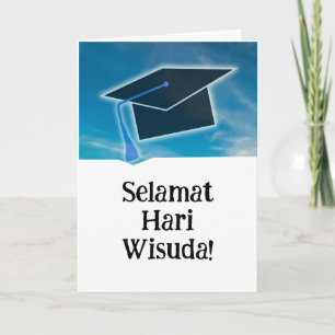 Indonesia "Happy Graduation Day" Indonesian Card