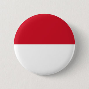 Indonesia ID, Jakarta, Flag 6 Cm Round Badge