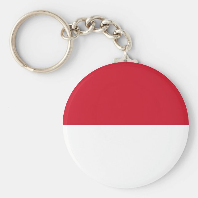 Indonesia (Indonesian) Flag Key Ring (Front)