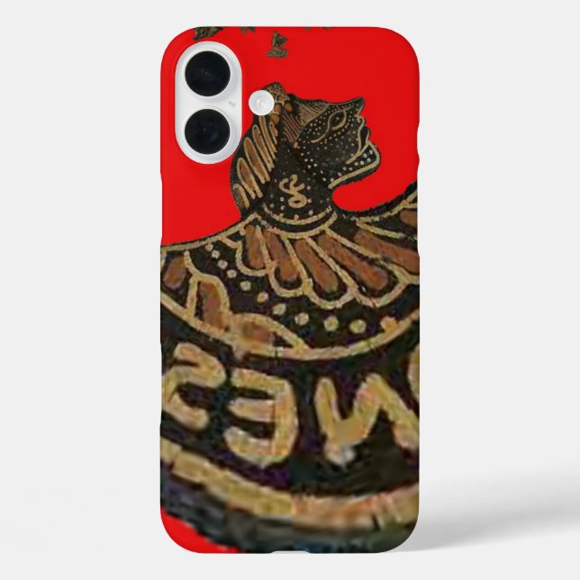 Indonesia Javanese Shadow Puppet Cultural Art Case-Mate iPhone Case (Back)
