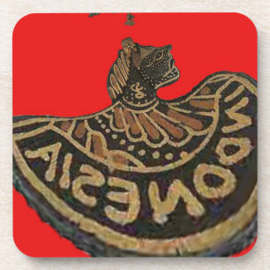 Indonesia Javanese Shadow Puppet Cultural Art Coaster