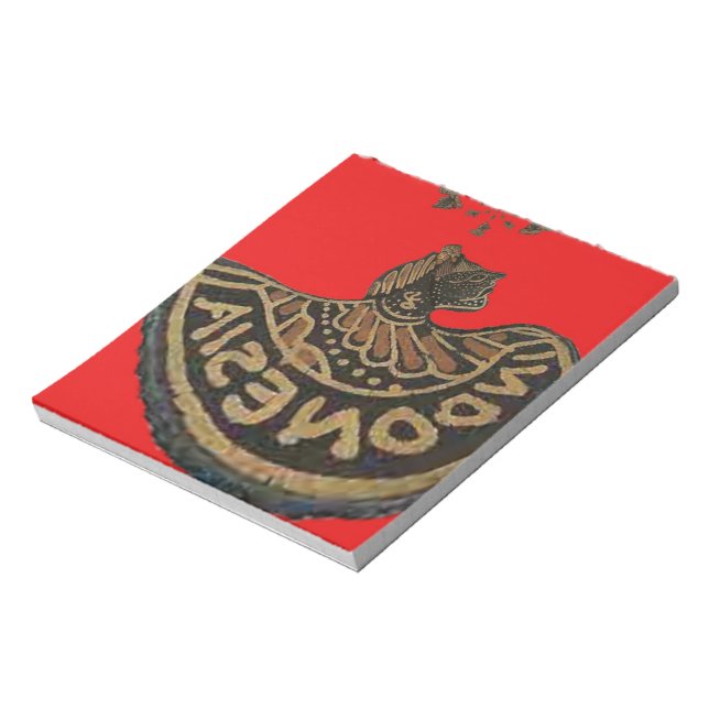 Indonesia Javanese Shadow Puppet Cultural Art Notepad (Rotated)