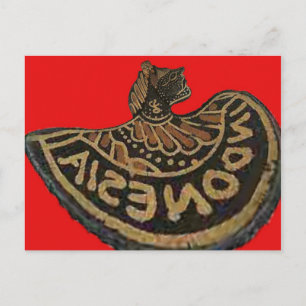 Indonesia Javanese Shadow Puppet Cultural Art Postcard