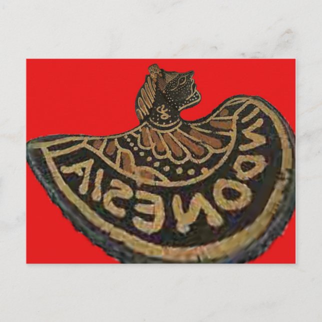 Indonesia Javanese Shadow Puppet Cultural Art Postcard (Front)