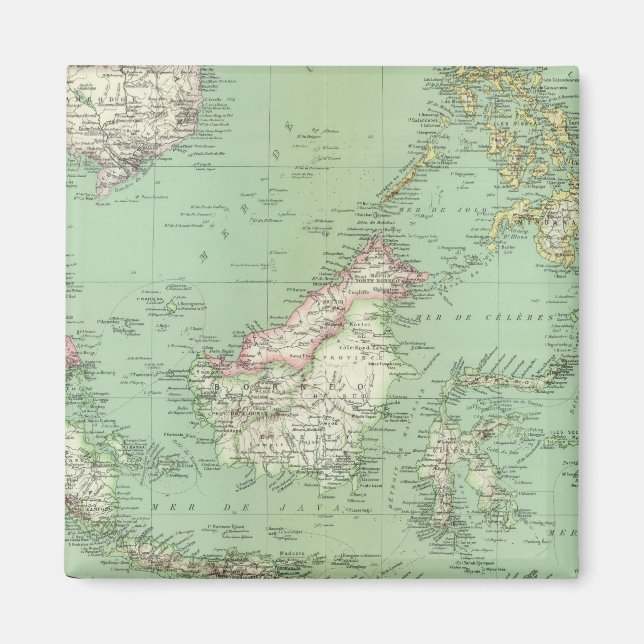 Indonesia, Malaysia Magnet (Front)