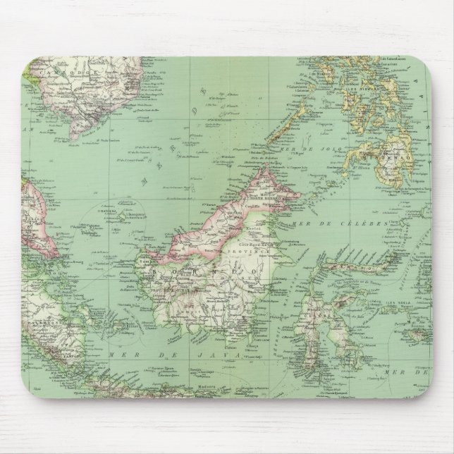 Indonesia, Malaysia Mouse Mat (Front)